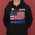 Red White And Boozy 4Th Of July Funny Drinking Women Hoodie