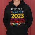 Retirement Class Of 2023 Countdown In Progress Teacher Idea Women Hoodie