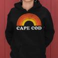 Retro Cape Cod Massachusetts Rainbow Vintage Throwback Girls Women Hoodie