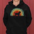 Retro Cavador Vintage Rainbow Dog Women Women Hoodie Retro Cavador Vintage Rainbow Dog Women Women Hoodie