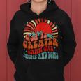 Retro Sunset Mountain God Is Greater Than The Highs & Low Women Hoodie