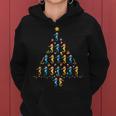 Seahorse Christmas Tree Ugly Christmas Sweater Women Hoodie