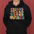 Second Grade Vibes 2Nd Grade Team Retro 1St Day Of School Women Hoodie