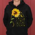 In September Wear Gold Childhood Cancer Awareness Sunflower Women Hoodie