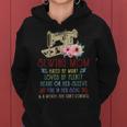 Sewing Mom Hated By Many Loved By Plenty Heart On Her Women Hoodie