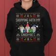 Shopping With My Gnomies Ugly Christmas Sweater Women Hoodie