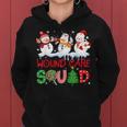 Snowman Wound Care Nurse Squad Christmas Holiday Matching Women Hoodie
