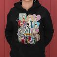 In My Spooky Era Groovy Hippie Halloween Ghost Women Hoodie