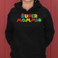 Super Gamer Mom Unleashed Celebrating Motherly Powers Women Hoodie