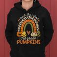 I Teach The Cutest 3Rd Grade Pumpkins Halloween Teacher Fall Halloween For Teacher Women Hoodie