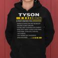 Tyson Name Gift Tyson Facts V3 Women Hoodie