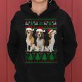 Ugly Christmas Sweater Beagle Dog Women Hoodie