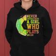 Never Underestimate A Girl Who Plays Soccer Sports Lover Women Hoodie