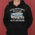 Never Underestimate An Old Lady With A Motorhome Women Hoodie