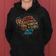 Never Underestimate The Power Of A Girl With Book Feminist Women Hoodie