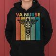 Va Nurse Retro Vintage Valentine For Nurse Va Nurse Retro Women Hoodie