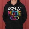 Vbs Mode On Tie Dye Vbs Vacation Bible School Christian Kid Women Hoodie