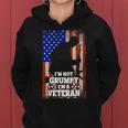 Veteran Vets Us Flag Im Not Grumpy Im A Veteran 116 Veterans Women Hoodie