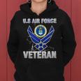 Veteran Vets Vintage Us Air Force Veteran Tee Vintage Usaf Veterans Women Hoodie