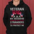 Veteran Wife Usa Veterans Day Us Army Veteran Mother's Day Women Hoodie