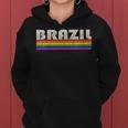 Vintage 80S Style Brazil Gay Pride Month Women Hoodie