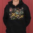 Vintage Botanical With Aesthetic Cottagecore Floral Design Women Hoodie