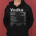 Vodka Nutrition Facts Thanksgiving Drinking Costume Women Hoodie