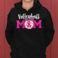 Volleyball Mom Pink Ribbon Breast Cancer Awareness Fighters Women Hoodie