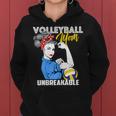 Volleyball Mom Unbreakable Funny Mothers Day Gift Gift For Womens Women Hoodie