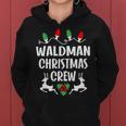 Waldman Name Gift Christmas Crew Waldman Women Hoodie