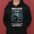 Walker Name Gift Walker And A Mad Man In Him Women Hoodie