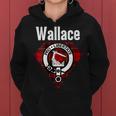 Wallace Clan Scottish Name Coat Of Arms Tartan Gift For Womens Women Hoodie