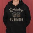 Whiskey Business Vintage Shot Glasses Alcohol Drinking Women Hoodie