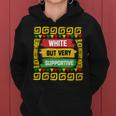 White But Supportive Ally Black History Month Junenth Women Hoodie