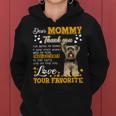 Yorkie Dear Mommy Thank You For Being My Mommy Women Hoodie