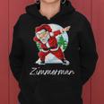 Zimmerman Name Gift Santa Zimmerman Women Hoodie
