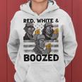 4Th Of July Usa Presidents Red White Boozed Beer Men Beer Funny Gifts Women Hoodie