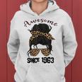60 Year Old Awesome Since 1963 59Th Birthday Woman And Girl Women Hoodie