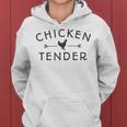 Chicken Tender Dark Lettering Women Hoodie