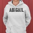 First Name Abigail Girl Grunge Sister Military Mom Custom Women Hoodie