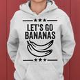 Funny Lets Go Bananas Distressed Grunge Meme Kids Adults Meme Funny Gifts Women Hoodie