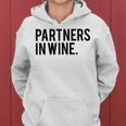 Wine Best Friend Partners In Wine Women Hoodie
