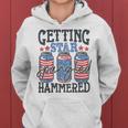 Getting Star Spangled Hammered Beer Lover Funny 4Th Of July Women Hoodie