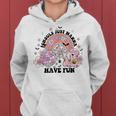 Ghouls Just Wanna Have Fun Cute Halloween Ghost Girl Graphic Women Hoodie