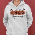 Halloween Endo Boo Crew Ghosts Pumpkin Endoscopy Nurse Women Hoodie