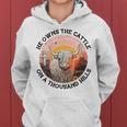 He Owns The Cattle On A Thousand Hills Gift For Womens Women Hoodie