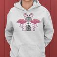 I Dont Give A Flying Flock Funny Pink Flamingo Women Hoodie