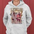 Lets Go Girl Cowboy Pink Boot Retro Western Country Women Hoodie