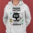 Proud Mom Of A Class Of 2023 Graduate Cool Funny Black Cat Women Hoodie