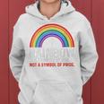 Rainbow A Promise Of God Not A Symbol Of Pride Gift For Womens Pride Month Funny Designs Funny Gifts Women Hoodie